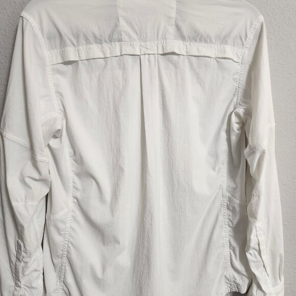 REI Co-Op Sahara White Button Up Shirt Medium - Picture 6 of 13